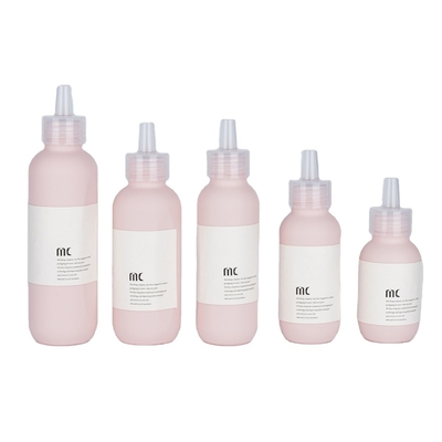 60ml 80ml 100ml 120ml 150ml HDPE 압축 드롭퍼 병 머리카락 관리 및 신체 로션