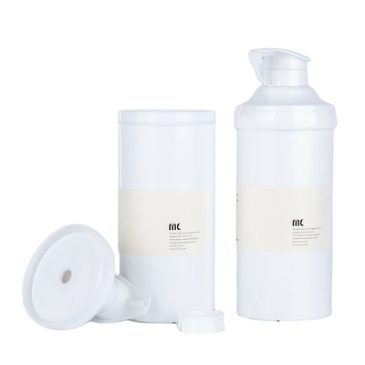 500ml 원형 플라스틱 로션 펌프 병 공기 없는 병 혁신적인 공기 없는 디자인