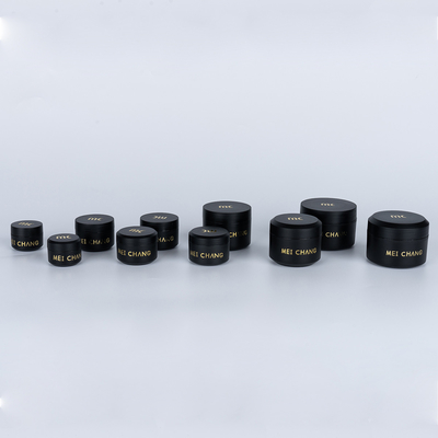 산업용 화장품 5ml 10ml 15ml 30ml 50ml 컬러 둥근 나선 뚜?? 이 있는 PP 플라스틱 항아리