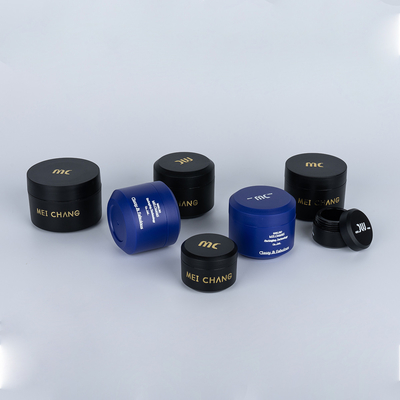 산업용 화장품 5ml 10ml 15ml 30ml 50ml 컬러 둥근 나선 뚜?? 이 있는 PP 플라스틱 항아리