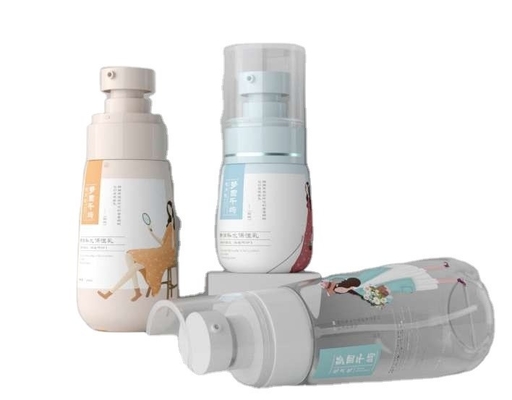 펌프 스프레이어 밀폐형 30ml 60ml 80ml 100ml PET 화장품 스프레이 병 자외선 차단기 안개 향수