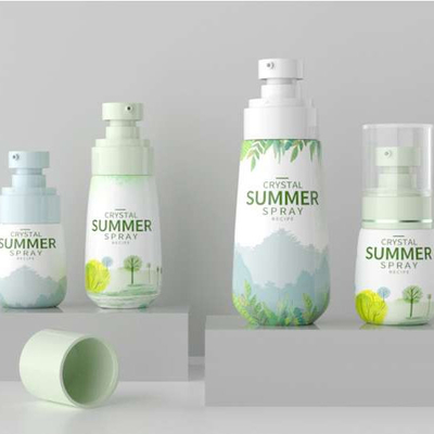 펌프 스프레이어 밀폐형 30ml 60ml 80ml 100ml PET 화장품 스프레이 병 자외선 차단기 안개 향수