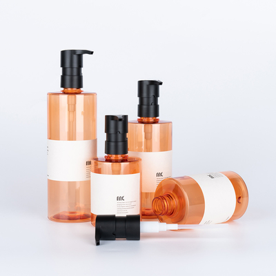 200ml 250ml 300ml 400ml PET PP 샴푸 병 펌프 스프레이어와 스크린 프린팅