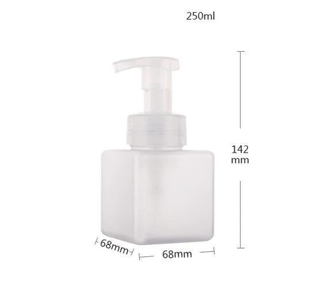 450ml 평면 PET 스크린 인쇄 화장품 포장용 빈 병 액체 비누