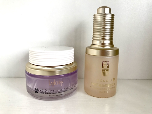 어린이 보호 30ml 유리 회전 방울병 눈 크림 고급 에센스 병