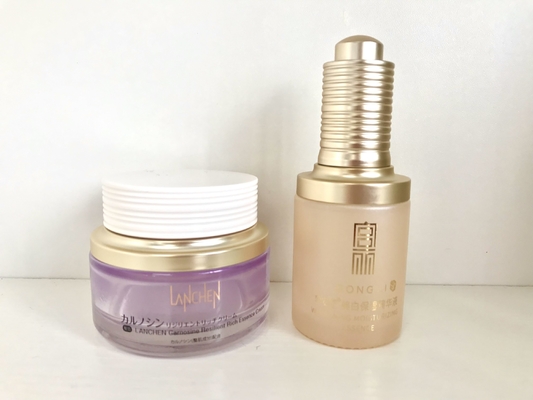 어린이 보호 30ml 유리 회전 방울병 눈 크림 고급 에센스 병