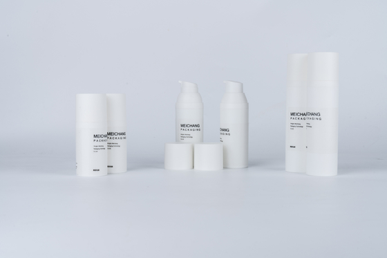 15ML 30ML 50ML 흰색 매트 공기 없는 로션 펌프 병 0.25ml 방출율 Pp 스프레이어 펌프
