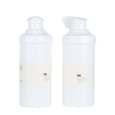 PP 재료 16oz 500ml 둥근 모양 플라스틱 로션 펌프 병 큰 공기 없는 병