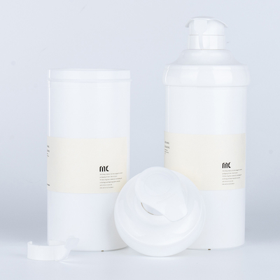 PP 재료 16oz 500ml 둥근 모양 플라스틱 로션 펌프 병 큰 공기 없는 병