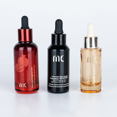 유리 둥근 방울병 30ml 50ml 최종 및 럭셔리 에센스 세럼 Zhejiang 어린이 저항