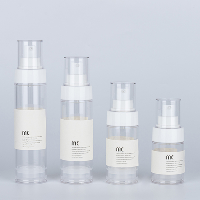 30ml 50ml 80ml 100ml 로션 공기 없는 병 펌프 스프레이어 및 카튼 상자 포장