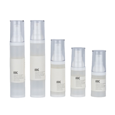 10ml 15ml 30ml 40ml 50ml 얼굴 크림 눈 크림 로션을위한 플라스틱 공기 없는 펌프 병