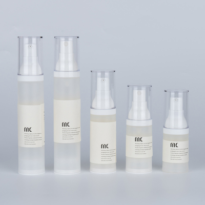 10ml 15ml 30ml 40ml 50ml 얼굴 크림 눈 크림 로션을위한 플라스틱 공기 없는 펌프 병