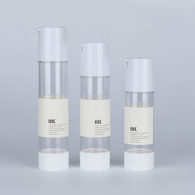 피부 관리를 위한 10ml 15ml 20ml 30ml 50ml 80ml 100ml 120ml 플라스틱 AS 공기 없는 펌프 병
