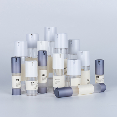 피부 관리를 위한 10ml 15ml 20ml 30ml 50ml 80ml 100ml 120ml 플라스틱 AS 공기 없는 펌프 병