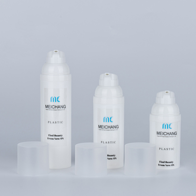 맞춤형 스크루 캡 PP 플라스틱 공기 없는 펌프 병 몸 씻기 위해 30ml 50ml 75ml