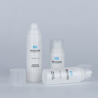 맞춤형 스크루 캡 PP 플라스틱 공기 없는 펌프 병 몸 씻기 위해 30ml 50ml 75ml