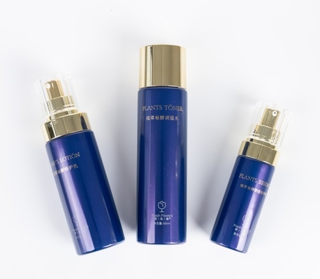 40ml PET 컬러 재료 아크릴 캡과 고급 화장품 포장과 함께 화장품 병