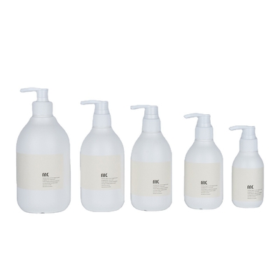 스크린 프린팅 100ML 200ML 250ML 300ML 500ML 둥근 플라스틱 PE 샴푸 병 손 씻기 병