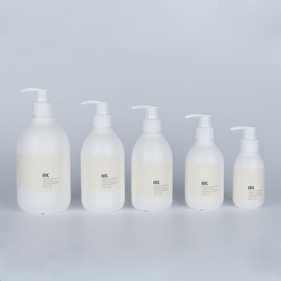 스크린 프린팅 100ML 200ML 250ML 300ML 500ML 둥근 플라스틱 PE 샴푸 병 손 씻기 병