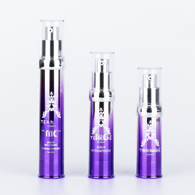 산업용 화장품 15ml 20ml 30ml 스크린 프린팅 및 UV 공예로 공기가 없는 펌프 병