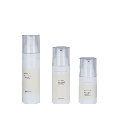 15ML 30ML 50ML 투명 공기 없는 로션 펌프 병 밀폐형 펌프 스프레이어
