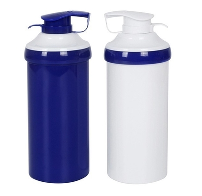 500ml 둥근 모양 플라스틱 로션 펌프 병 공기 없는 병 고객 로고가 허용됩니다