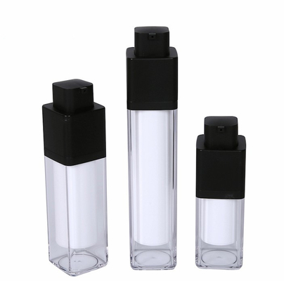 공기 없는 펌프와 스크린 프린팅이 있는 20ml 30ml 50ml 공기 없는 아크릴 로션 병