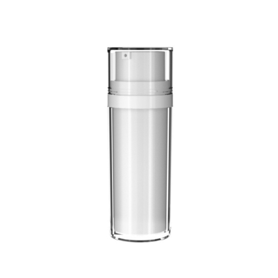 30ml 50ml 용량 듀얼 인더 병 MS 나사 캡과 고급 에뮬션 공기 없는 병